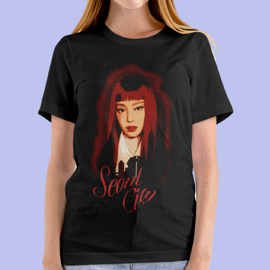 TSHIRT SEOUL CITY JENNIE - (BLACKPINK)